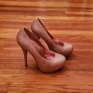 Sparkly Pink Stilettos